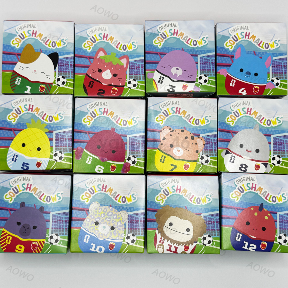 12PCS Mc DONALD’S Squishmallows World Cup 2026 Happy Meal Toys Set