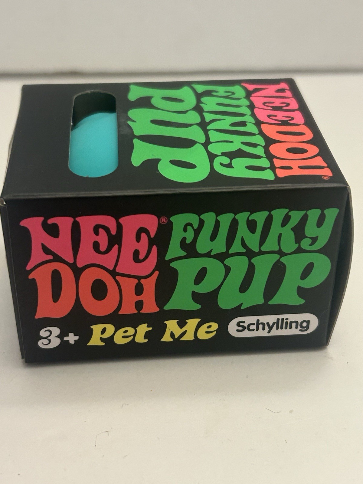 New Teal Doh PUP Needoh Funky Squeeze Sensory Squish Tic Tok Neon Teal 2026