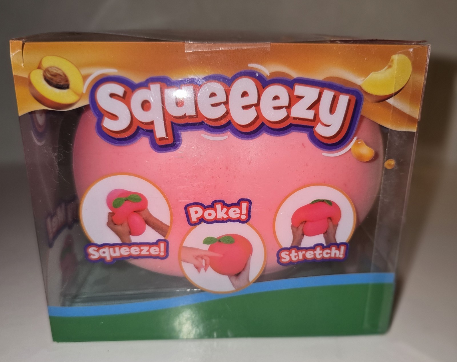 Viral Squeeezy Jumbo Squeezy Peach – Squishy Toy, Stress Relief Sensory Fun 🍑