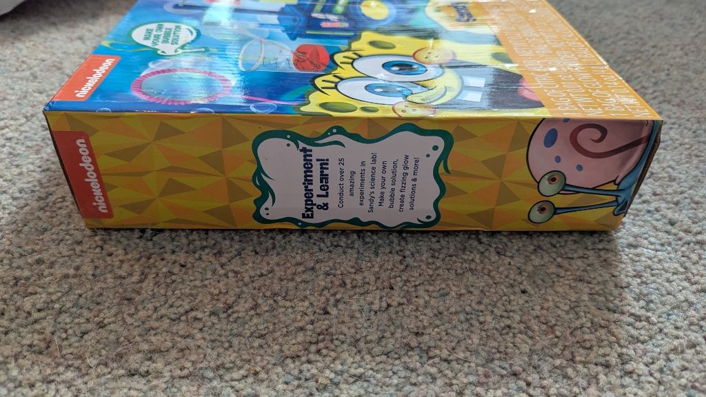 SpongeBob SquarePants Sandy’s Science Lab Nickelodeon 25+ Experiments Kids STEM