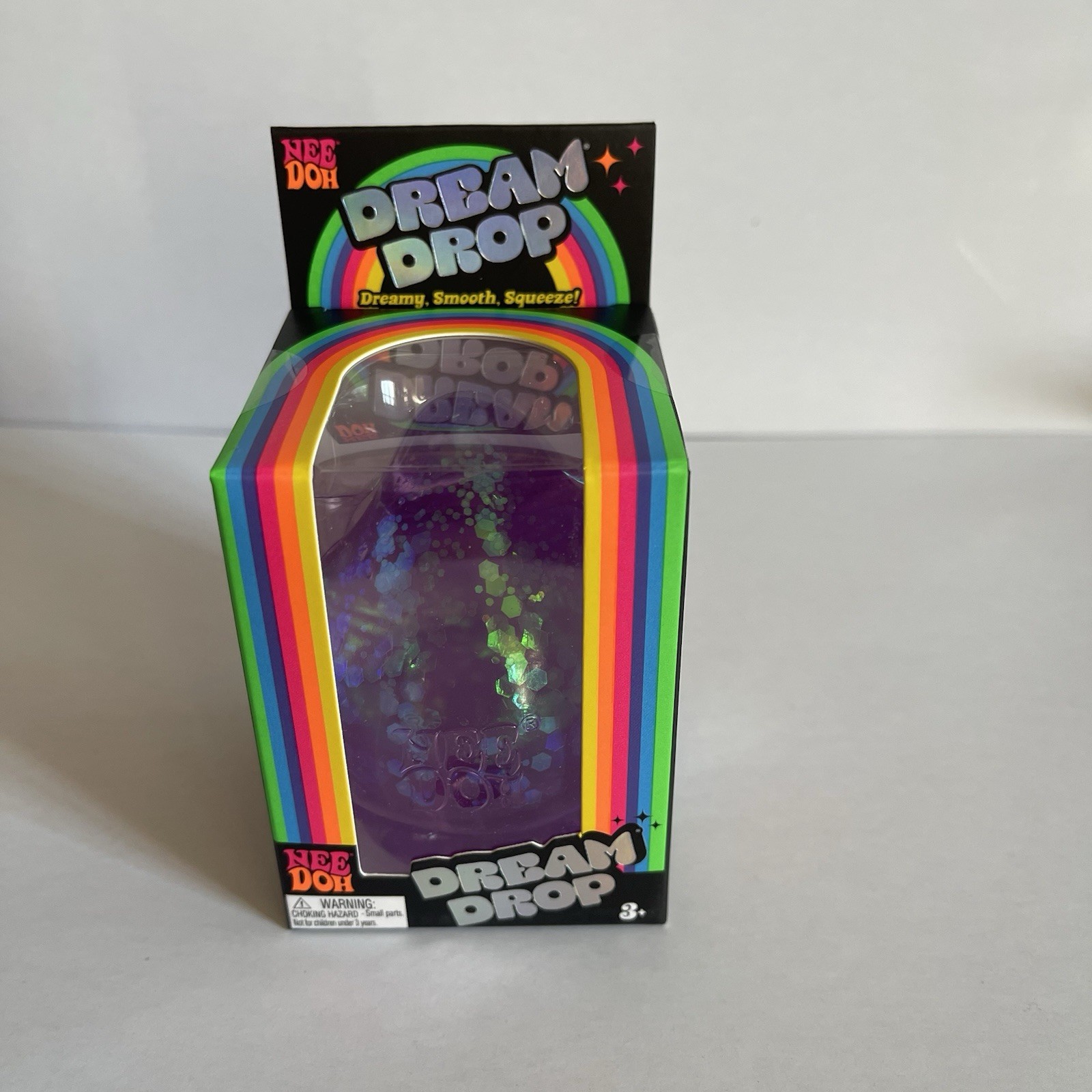 Nee Doh Dream Drop Purple Tactile Sensory Squeeze Toy