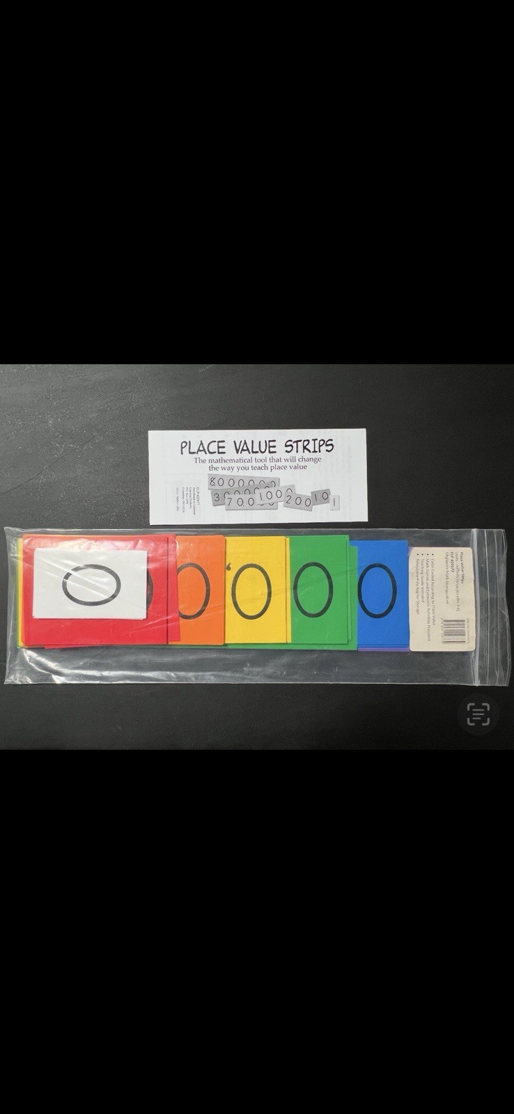 Singapore Math Place Value Strips Math Manipulative
