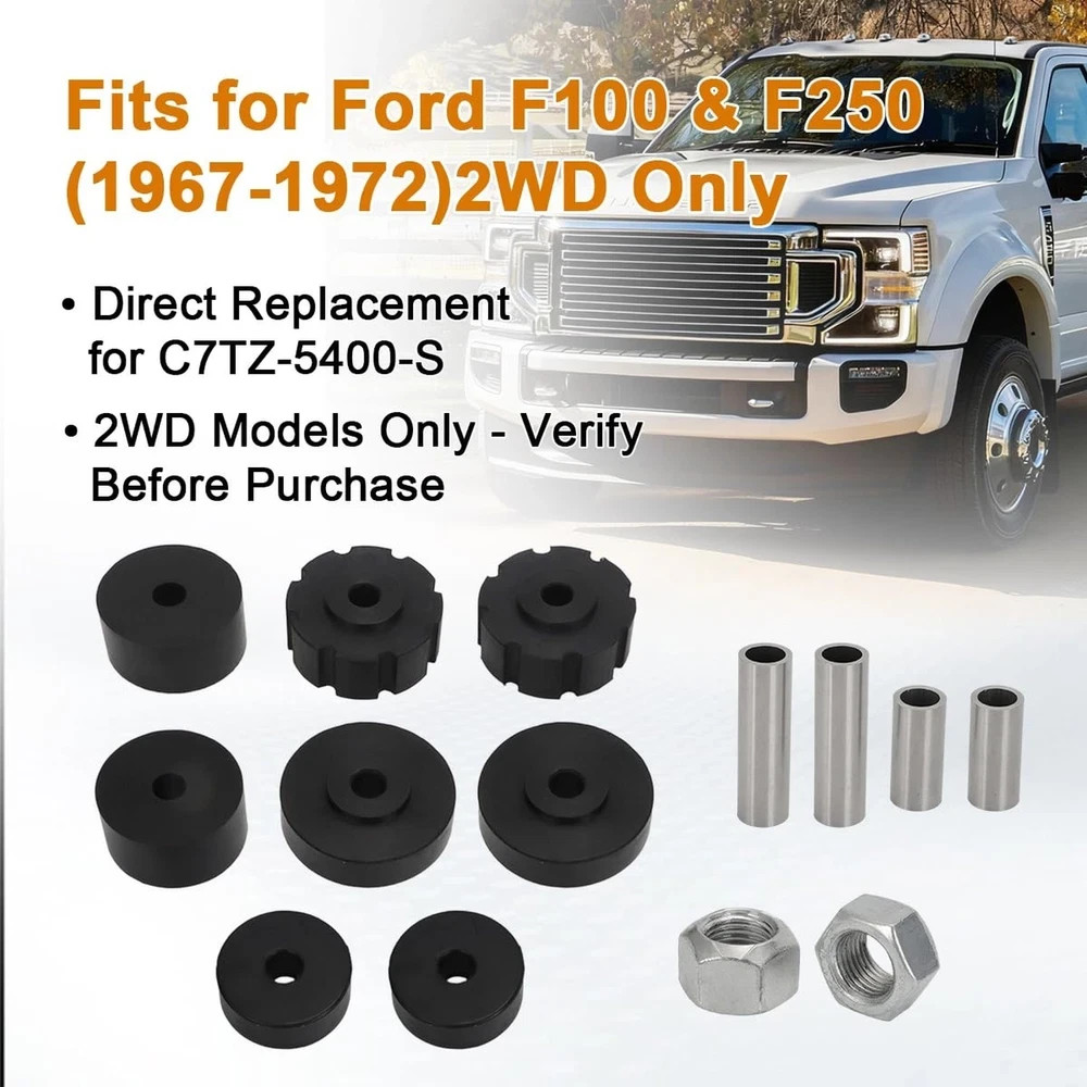 36 Pcs Cab Body Mount Kit for Ford F100 F250(1967-1972), Replacement for C7TZ…