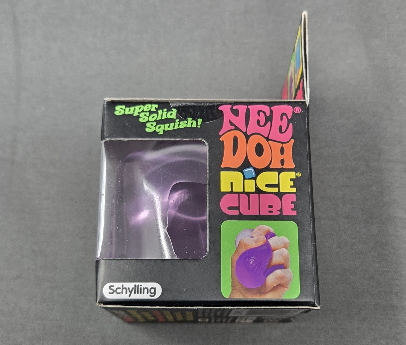 Nee Doh Nice Cube Super Solid Squish (Lot of 10) Blue Purple Pink – NEW