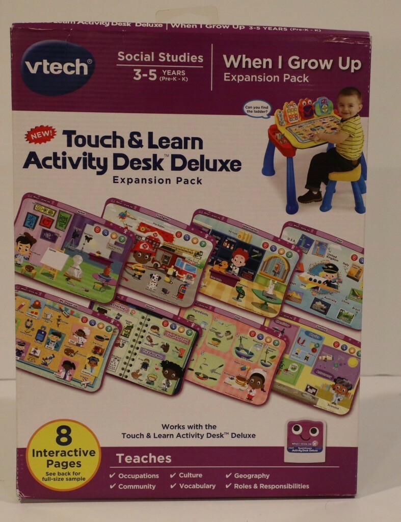 VTech Touch and Learn Activity Desk Deluxe Expansion Pack – When I Grow Up