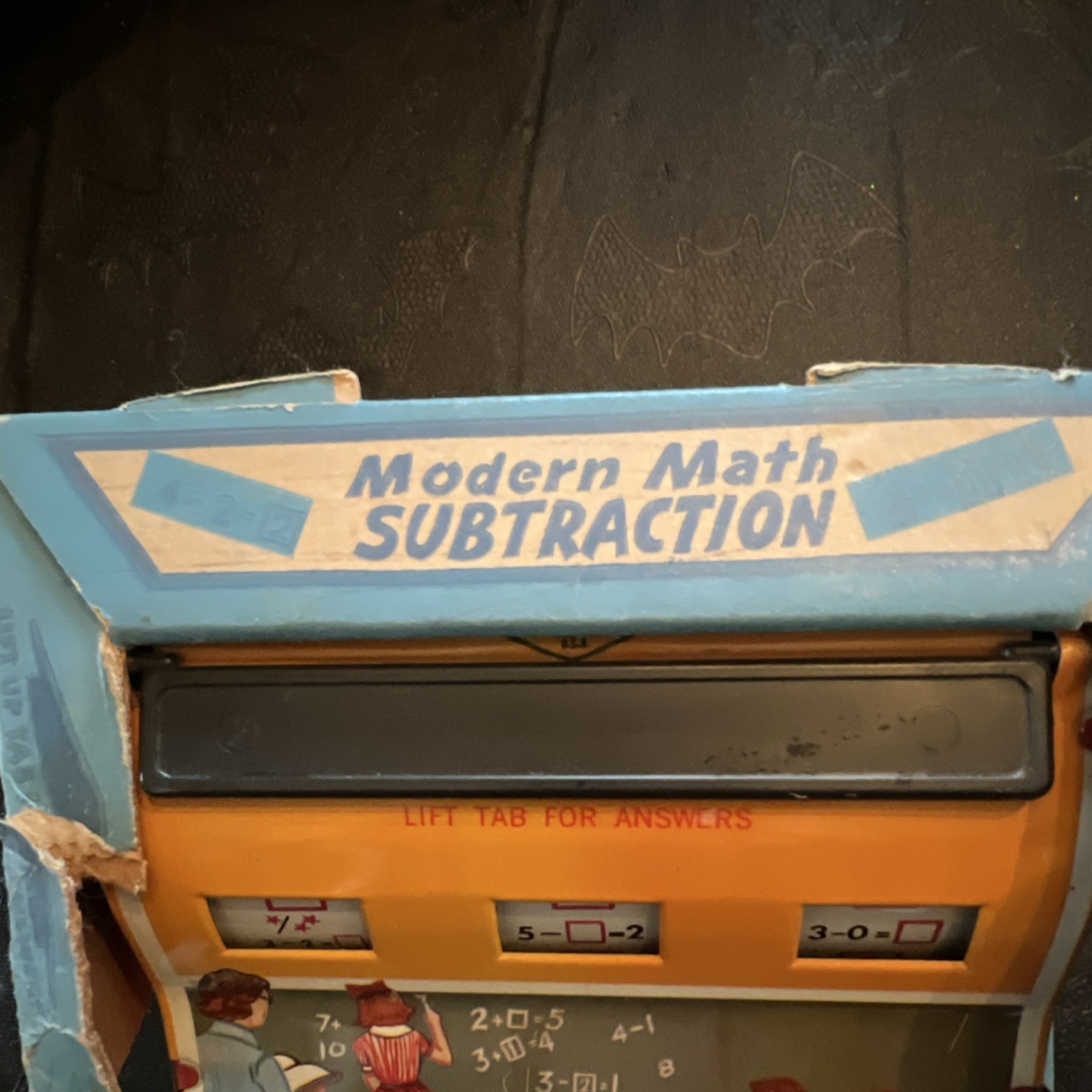 Wolverine Modern Math Subtraction Mechanical Game Vintage Toy Original Box USA