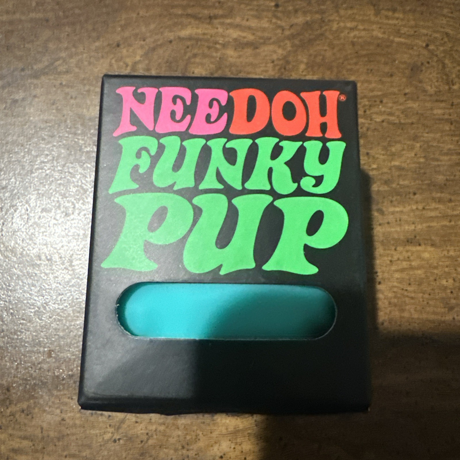 NIB Sealed Needoh Funky Pup Teal – Squishy Stress Relief Toy Schylling nee doh