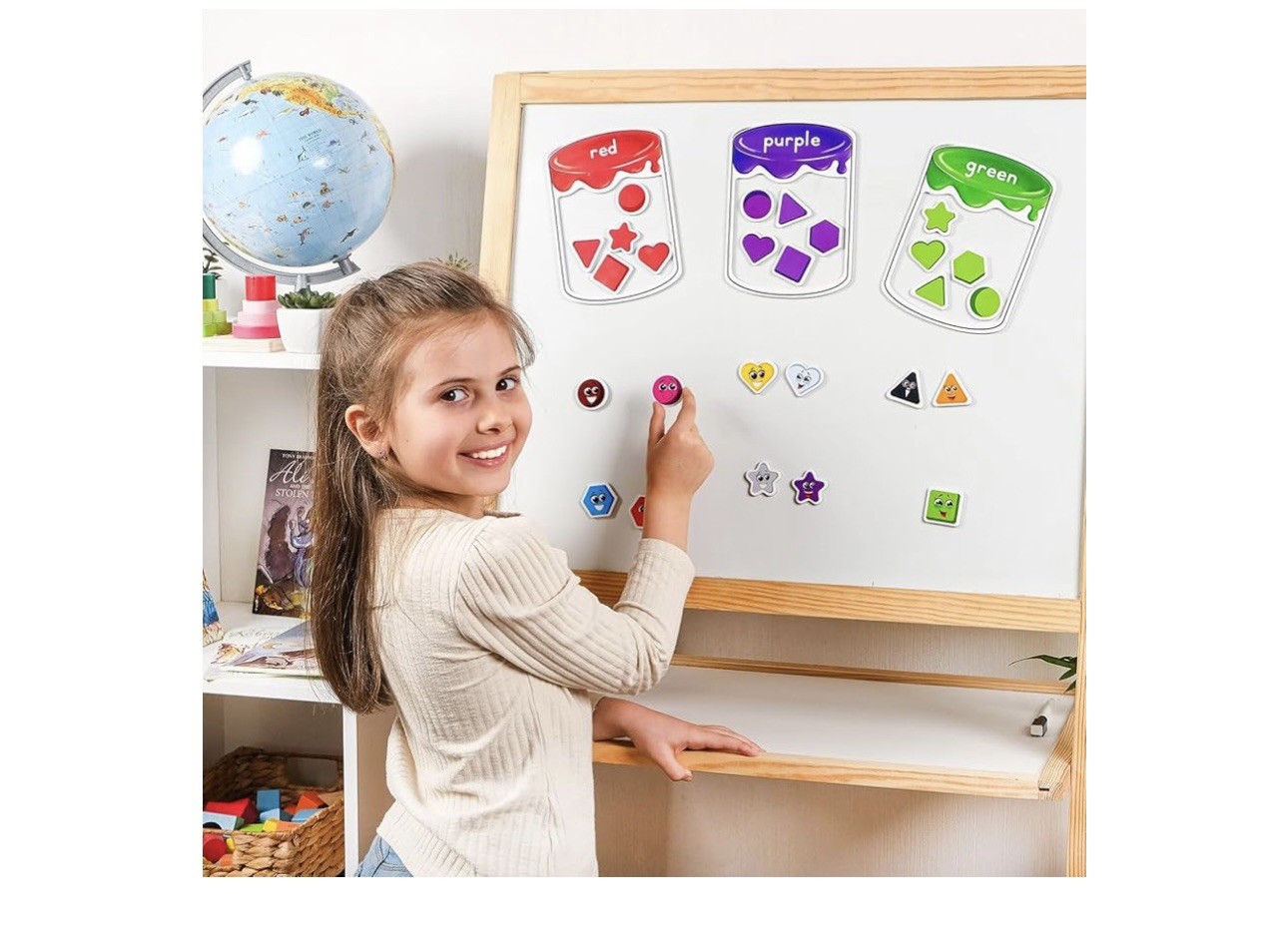 88PCS Magnetic Color Sorting Set Magnetic Shapes & Learning for Kids & Toddlers