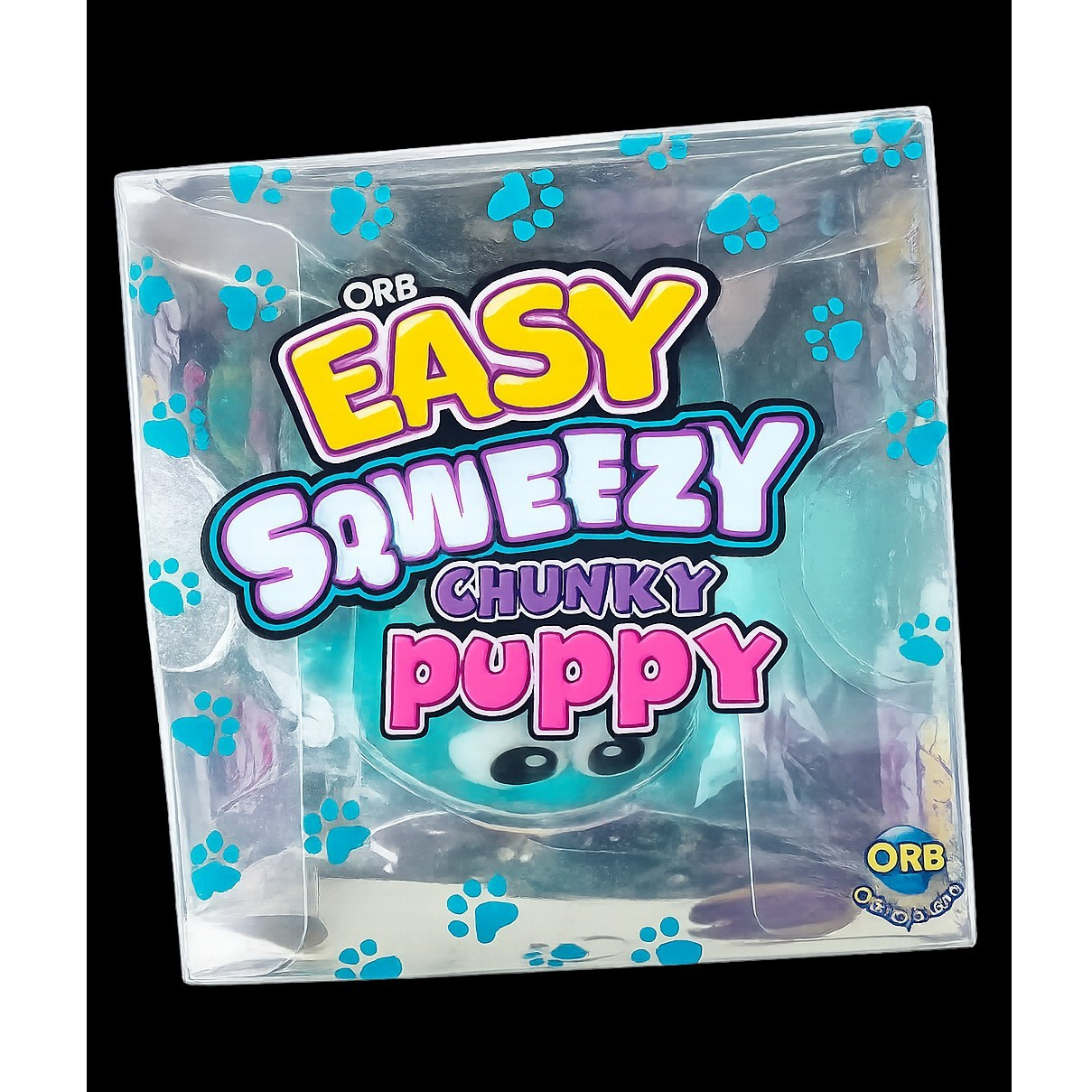 ORB Easy Squeezy Chunky Puppy Extra Soft Blue Squeeze Toy 3+
