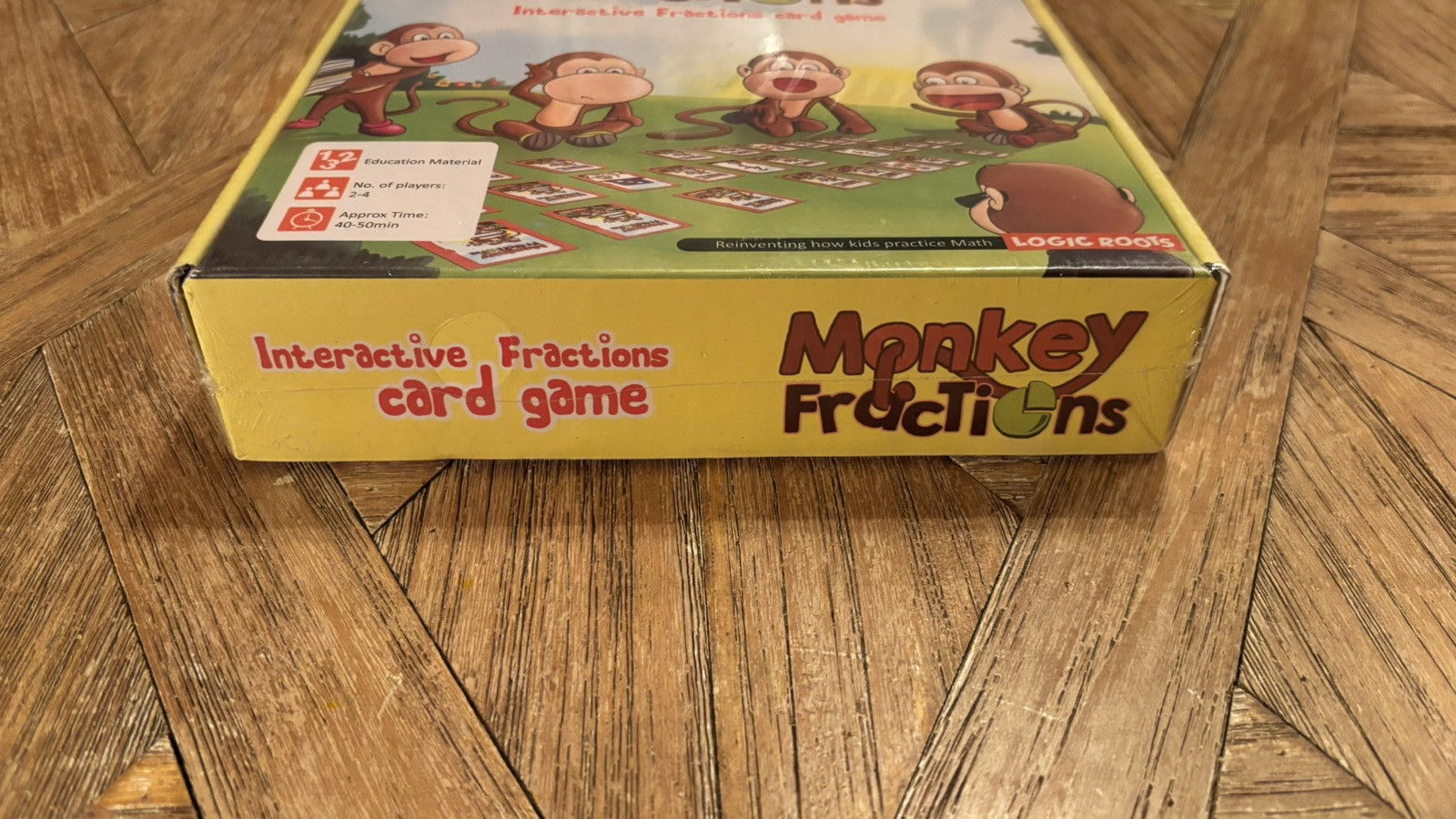 Monkey Fractions Interactive Fractions Game Grade 1&up Logic Roots..SEALED/NEW