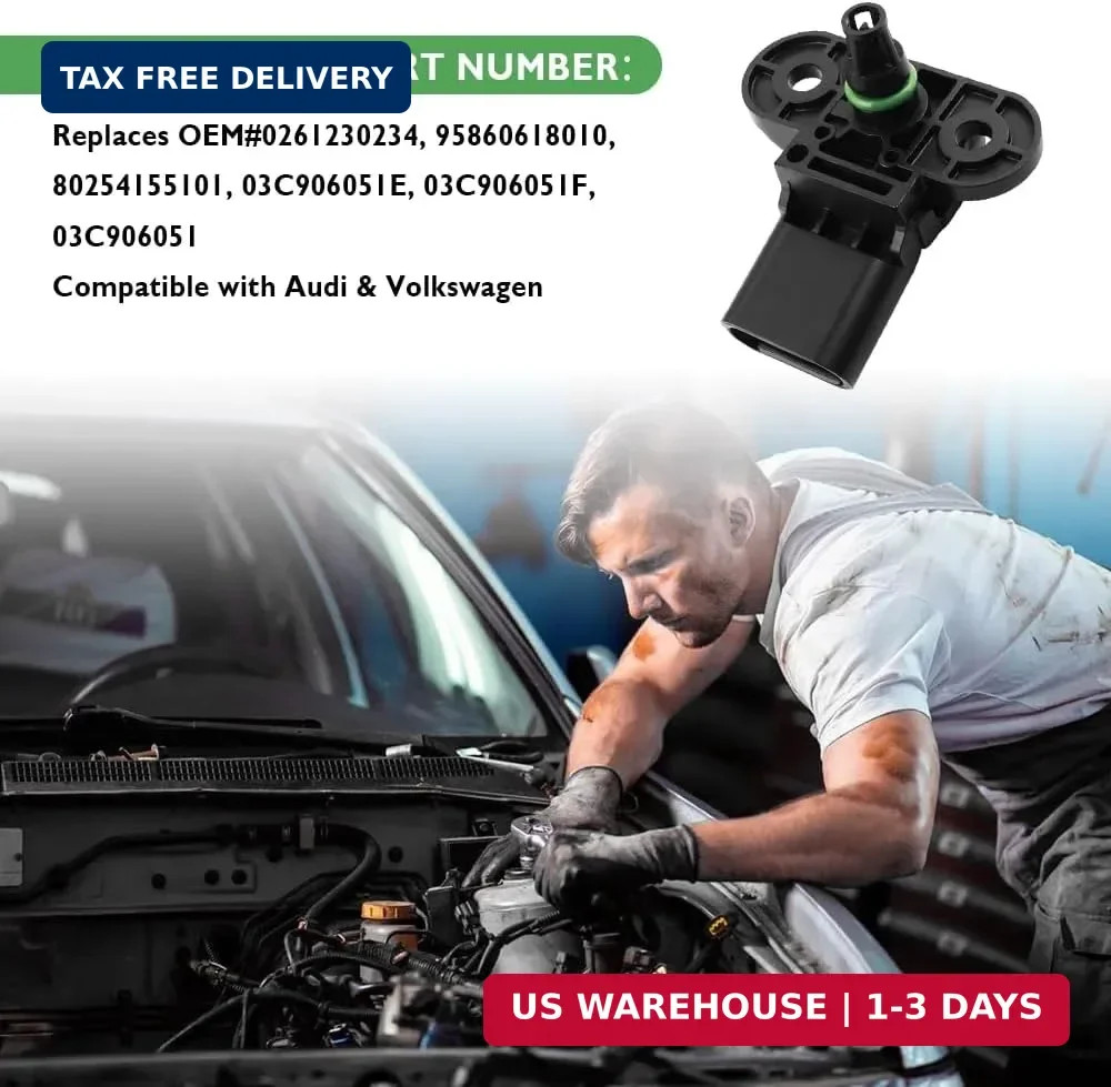 Car Map Sensor Replaces OEM#0261230234 – Manifold Absolute Pressure Sensor Compa