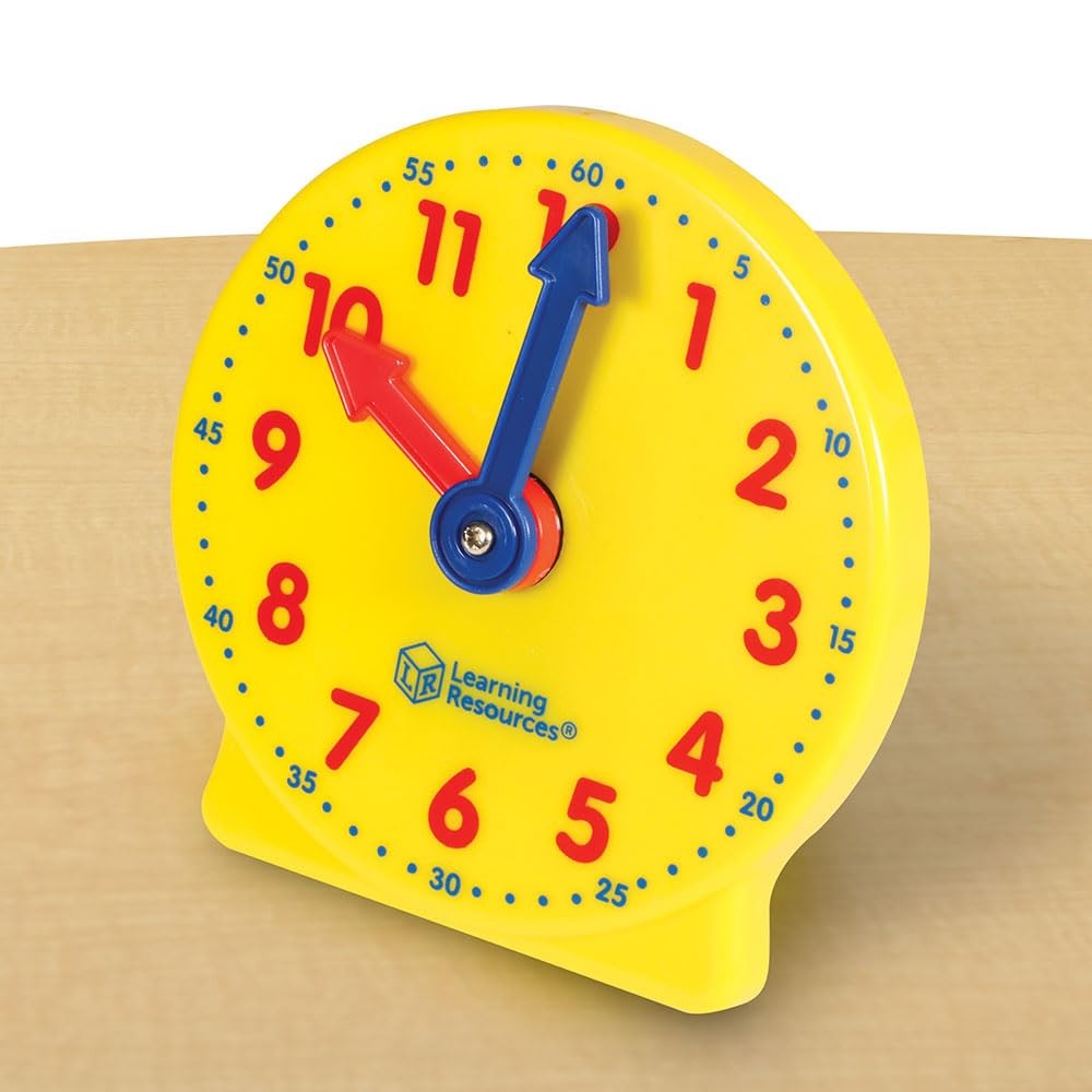 Learning Resources Big Time Mini Clock, Teaching Classroom