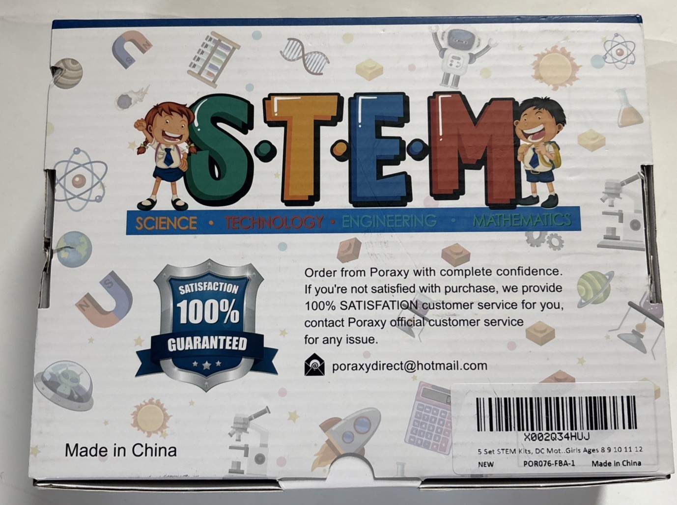 Poraxy 6 in 1 STEM Kits for Kids Age 8-10, Science Building Educational Experime