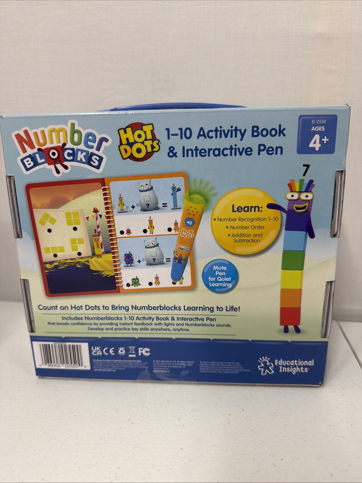 Educational Insights Numberblocks Numbers 1-10 Activity Books& Interactive Pen