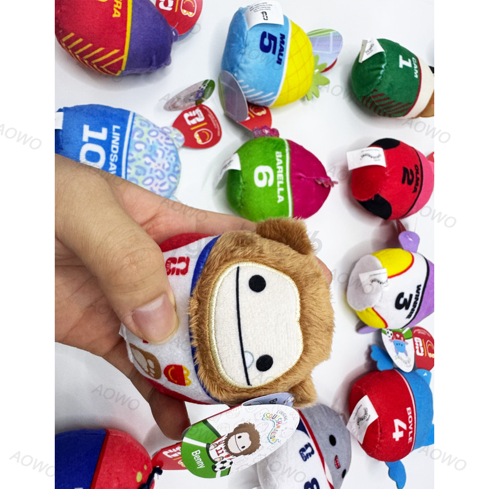 12PCS Mc DONALD’S Squishmallows World Cup 2026 Happy Meal Toys Set