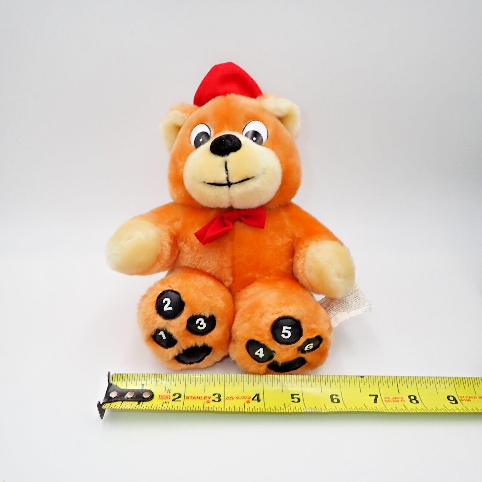 Vtg Talking Baby Bear’s Read-A-Long Goldilocks And The Three Bears Plush Toy