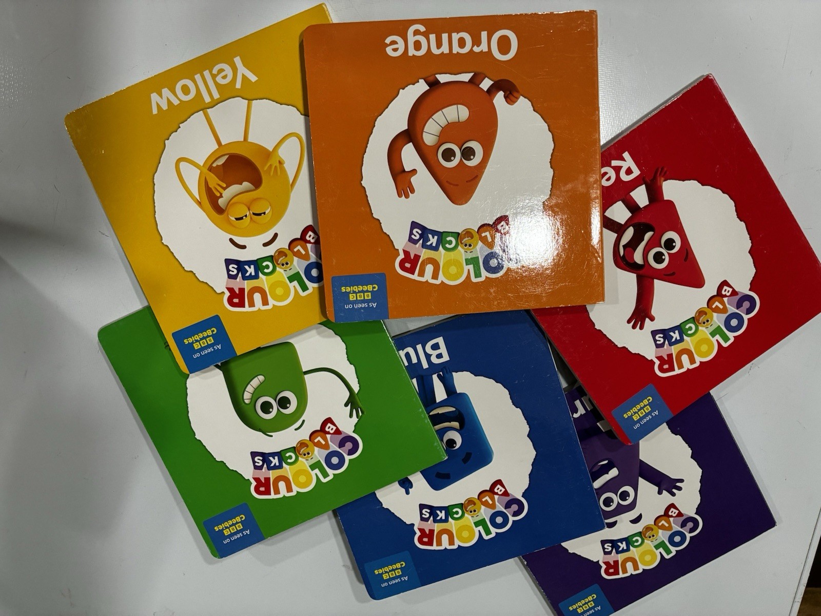 Colourblocks Box Set Kids Color Books BBC CBeebies