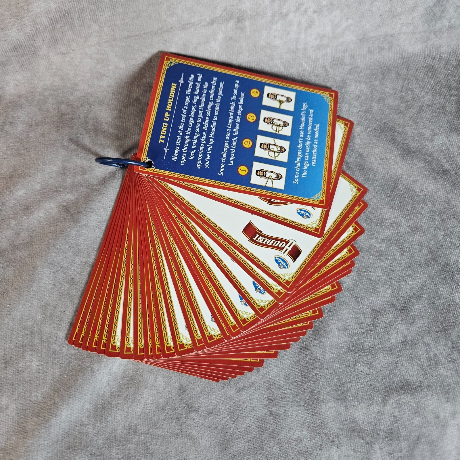 Houdini Brainteaser Game Escape Puzzle Thinkfun 40 Challenges COMPLETE