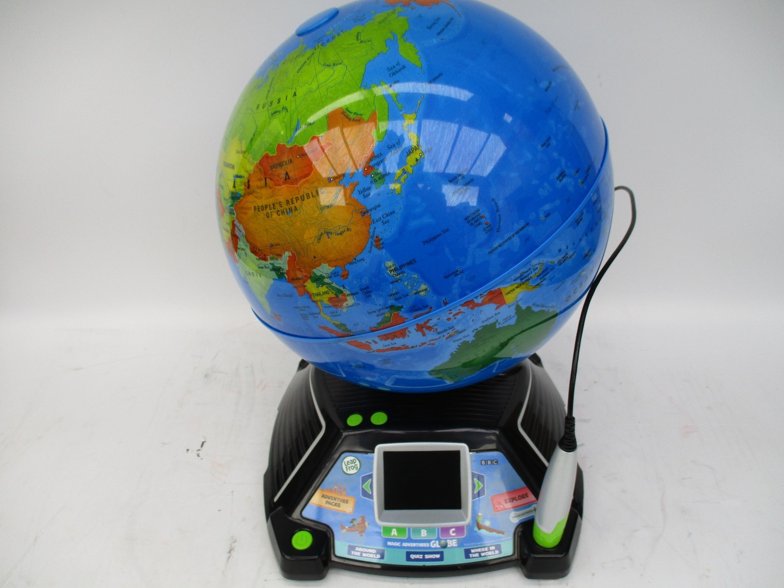 LeapFrog BBC Magic Adventures Globe Quiz Interactive Educational Learning Toy