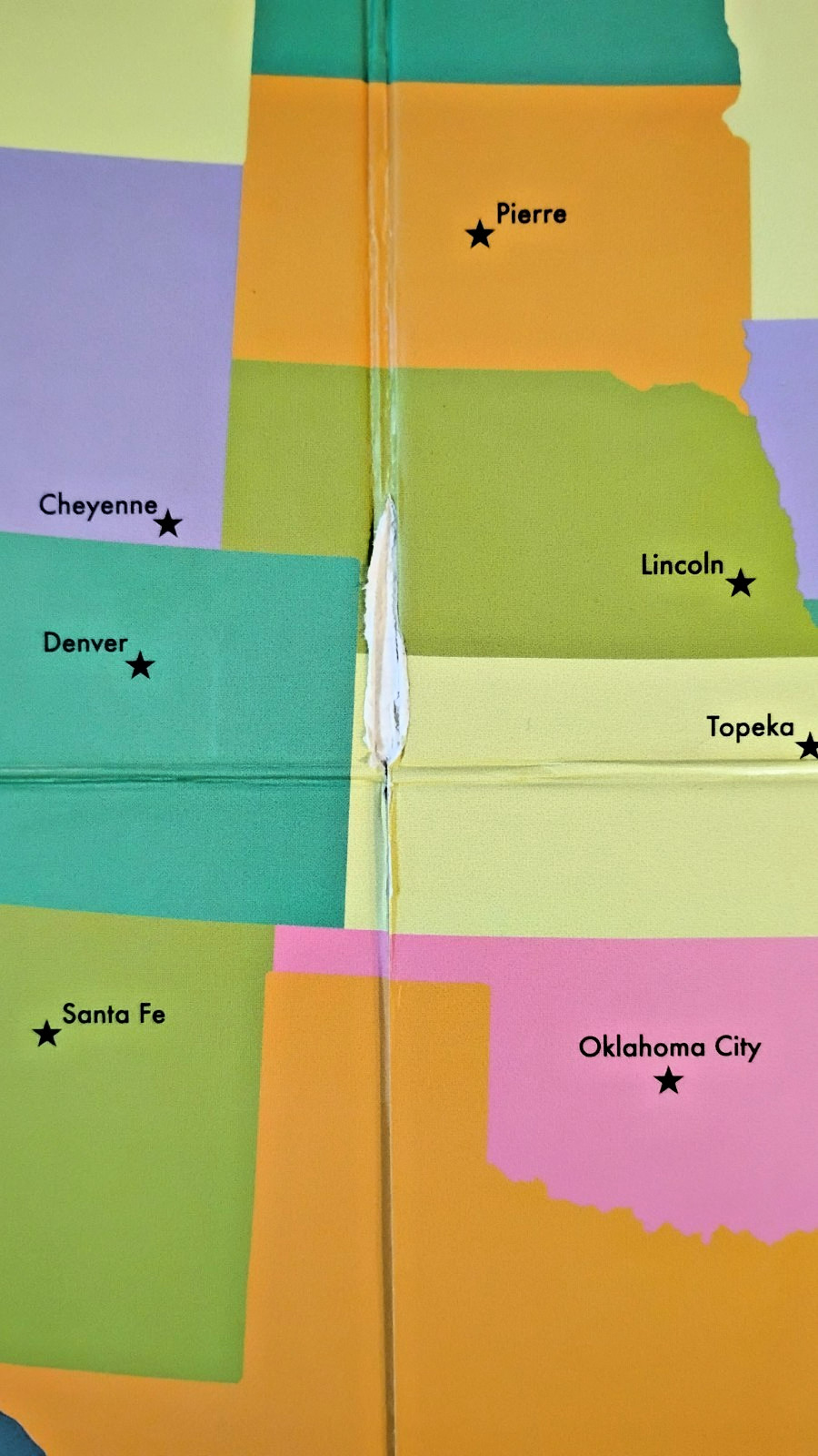 Leap Frog Tag Interactive Jumbo US Map 2 Sided- Tag Reader Sold Separately
