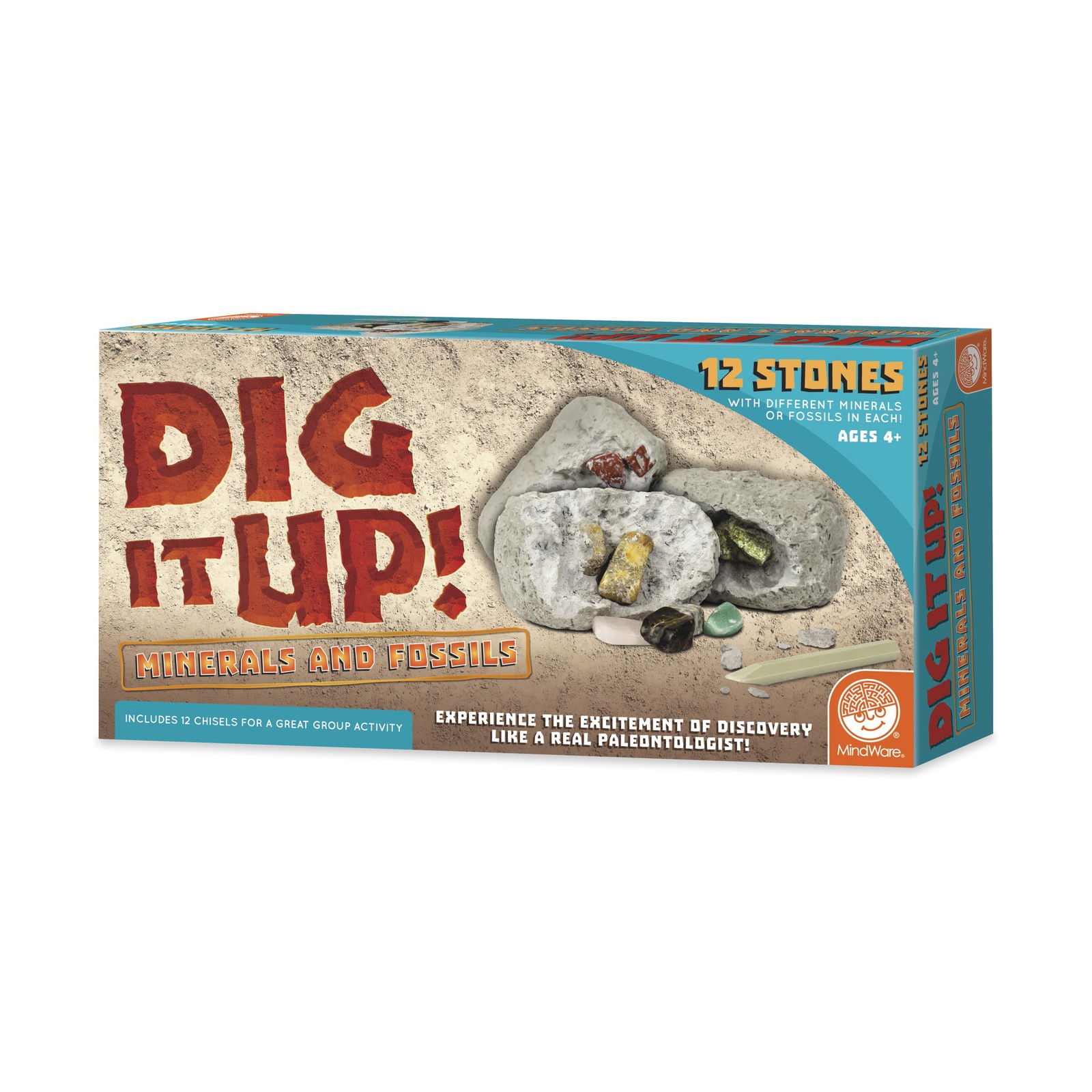 New – MindWare Dig It Up! – Minerals and Fossils – Ages 4+ | 1-12 players