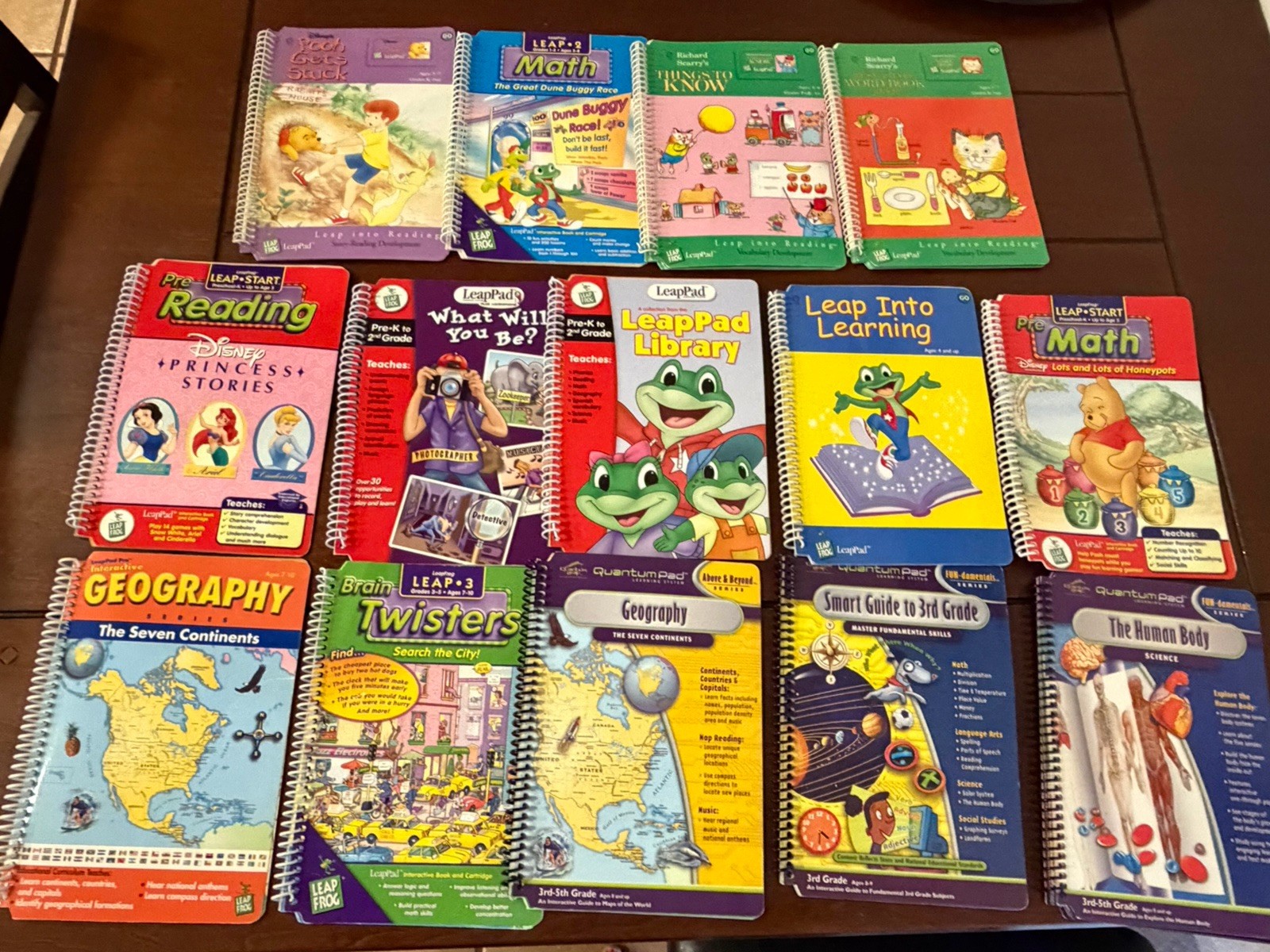 Lot of 14 Leap Frog Leap Pad Books ONLY – NO CARTRIDGES