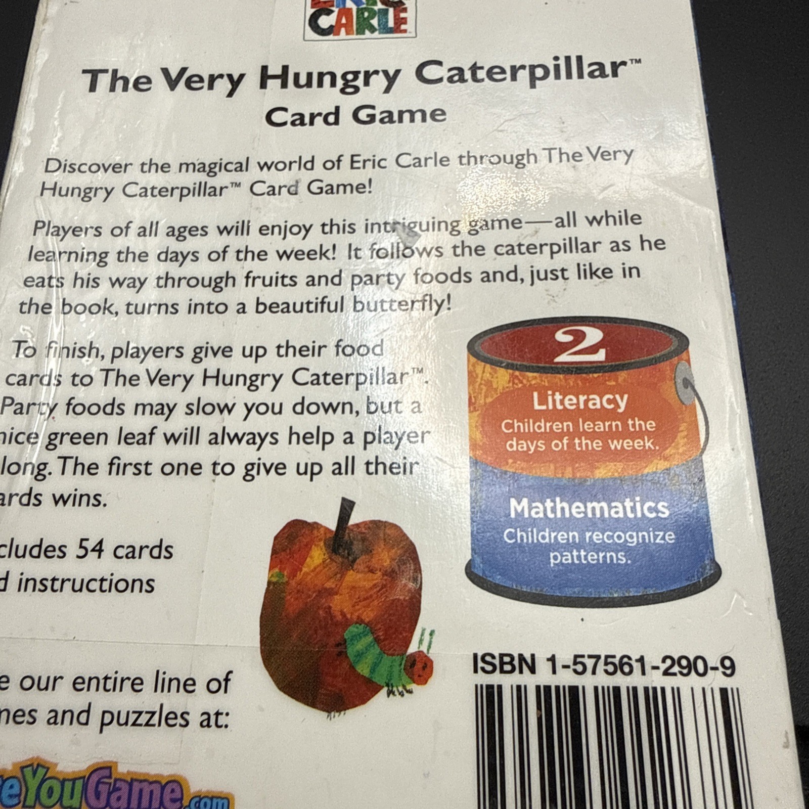 EUC University Games Eric Carle “The Very Hungry Caterpillar” Card Game