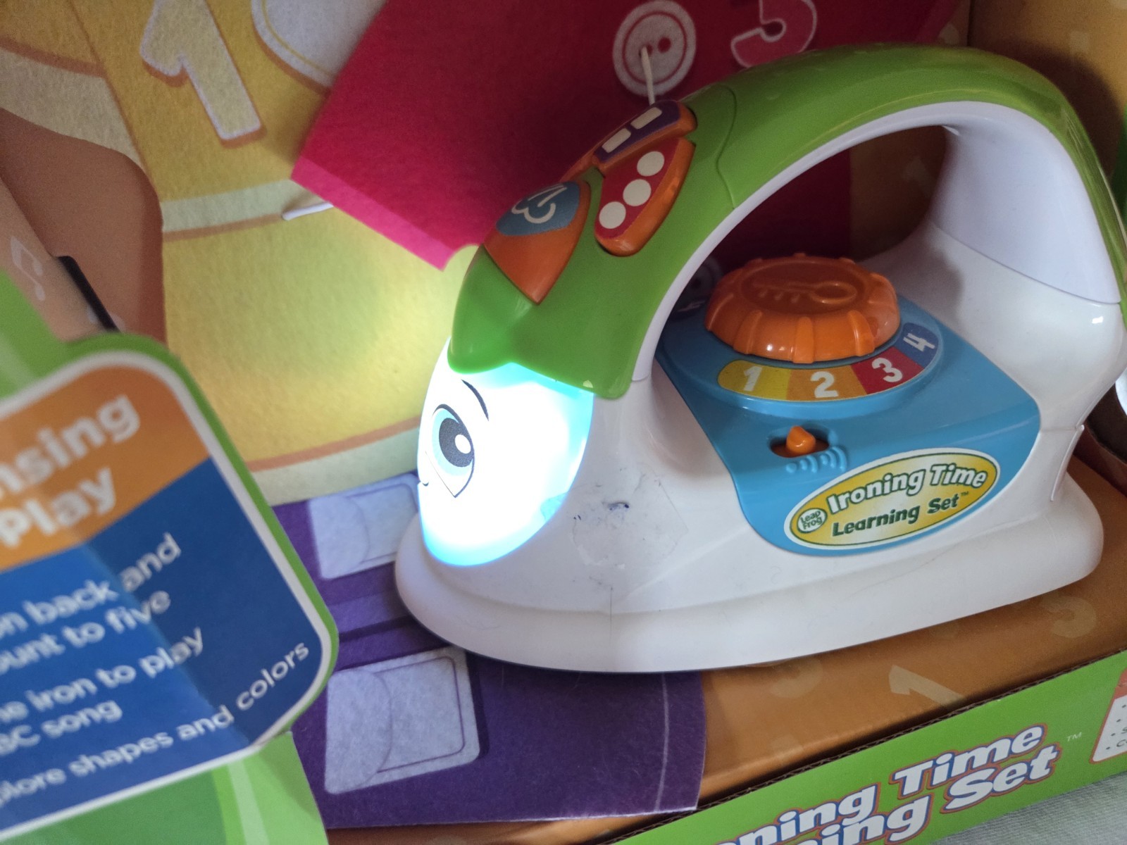 New LEAPFROG Ironing Time Learning Set – Motion-Sensing Play Toy 18mo+ Works