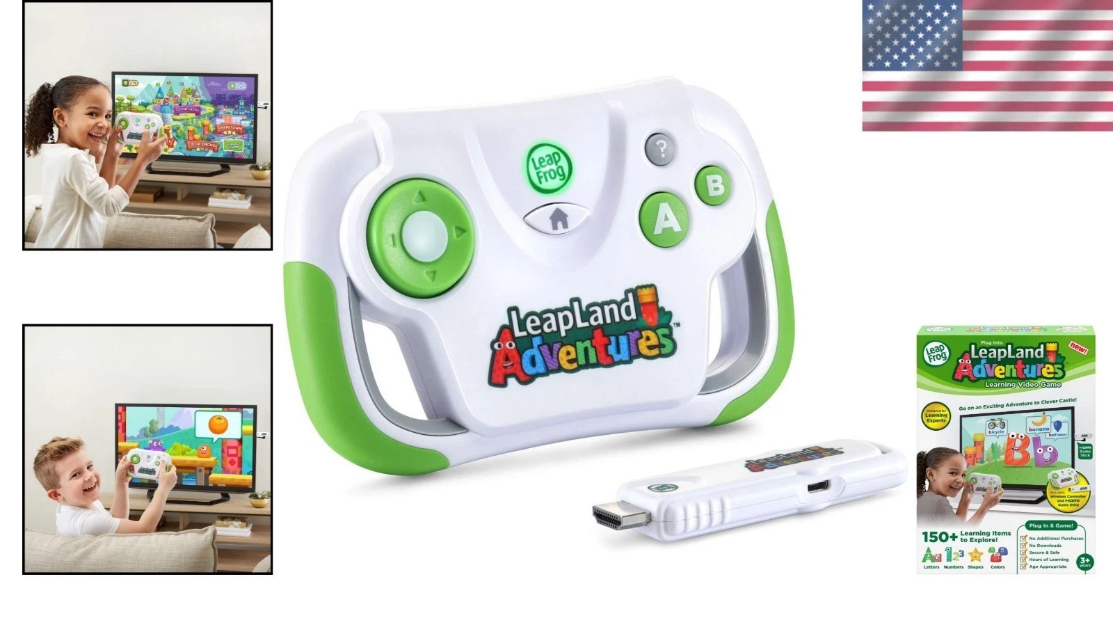 LeapLand Adventures: Engage Kids 3+ with 150+ Learning Items & Wireless Play