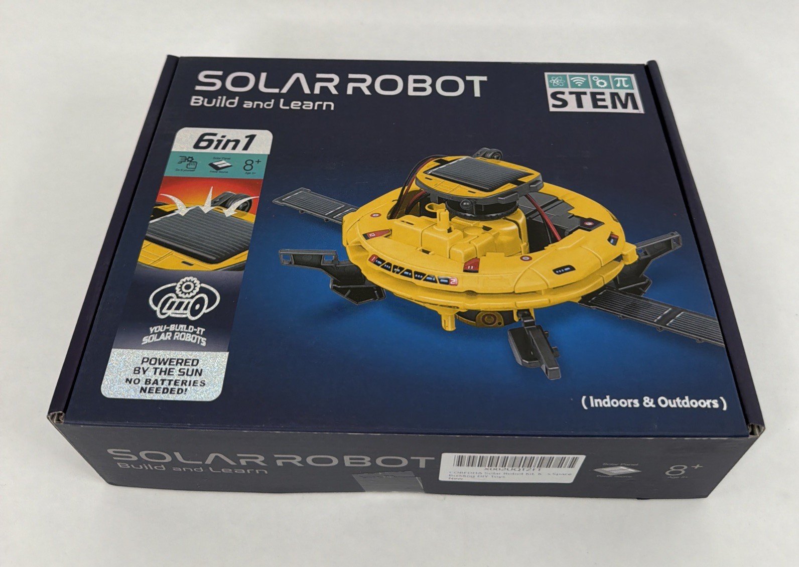COBFDHA STEM Projects for Kids Age 8-12, Science Kits Boys, Solar Yellow