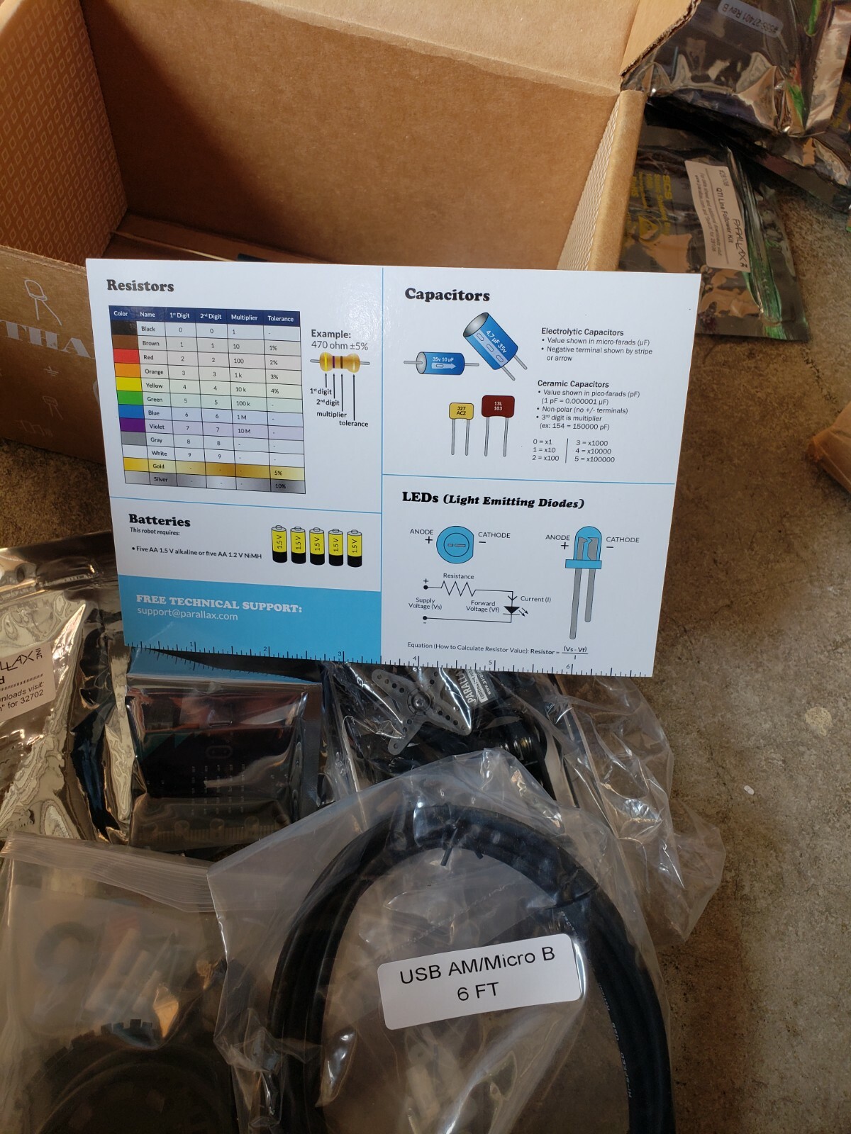 PARALLAX Cyber:Bot Robot Kit –NICE