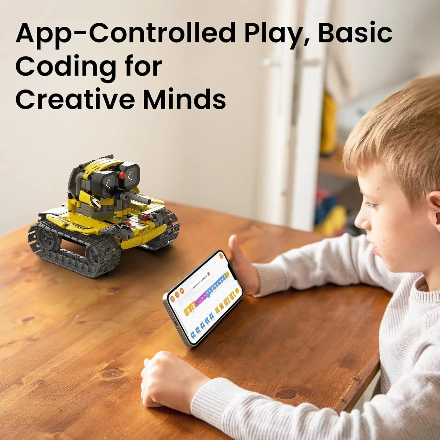 Interactive STEM Coding Robot Kit – 473 Pieces of Creative Fun for Ages 8+
