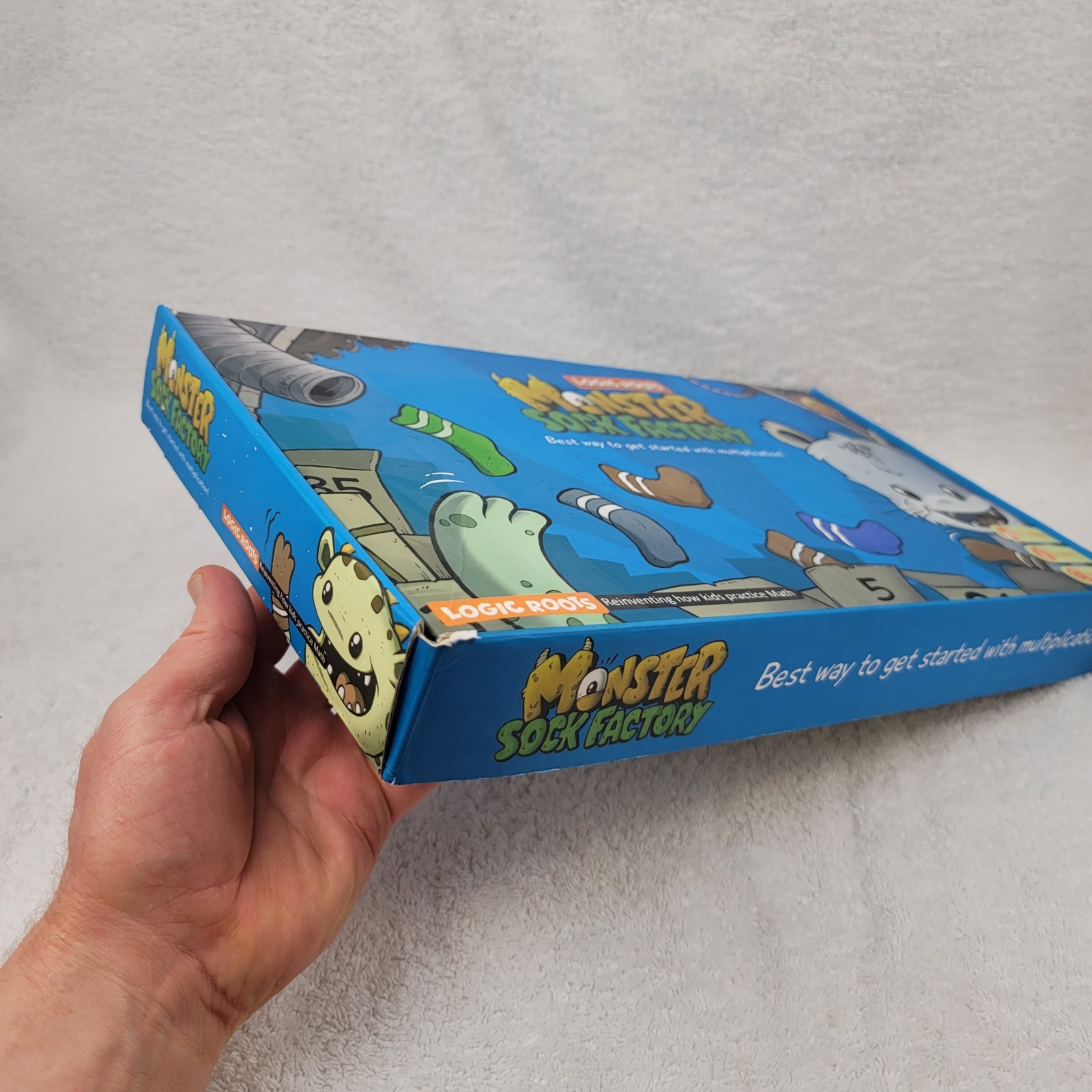 Monster Sock Factory Logic Roots Multiplication Math Game Used Nearly Complete