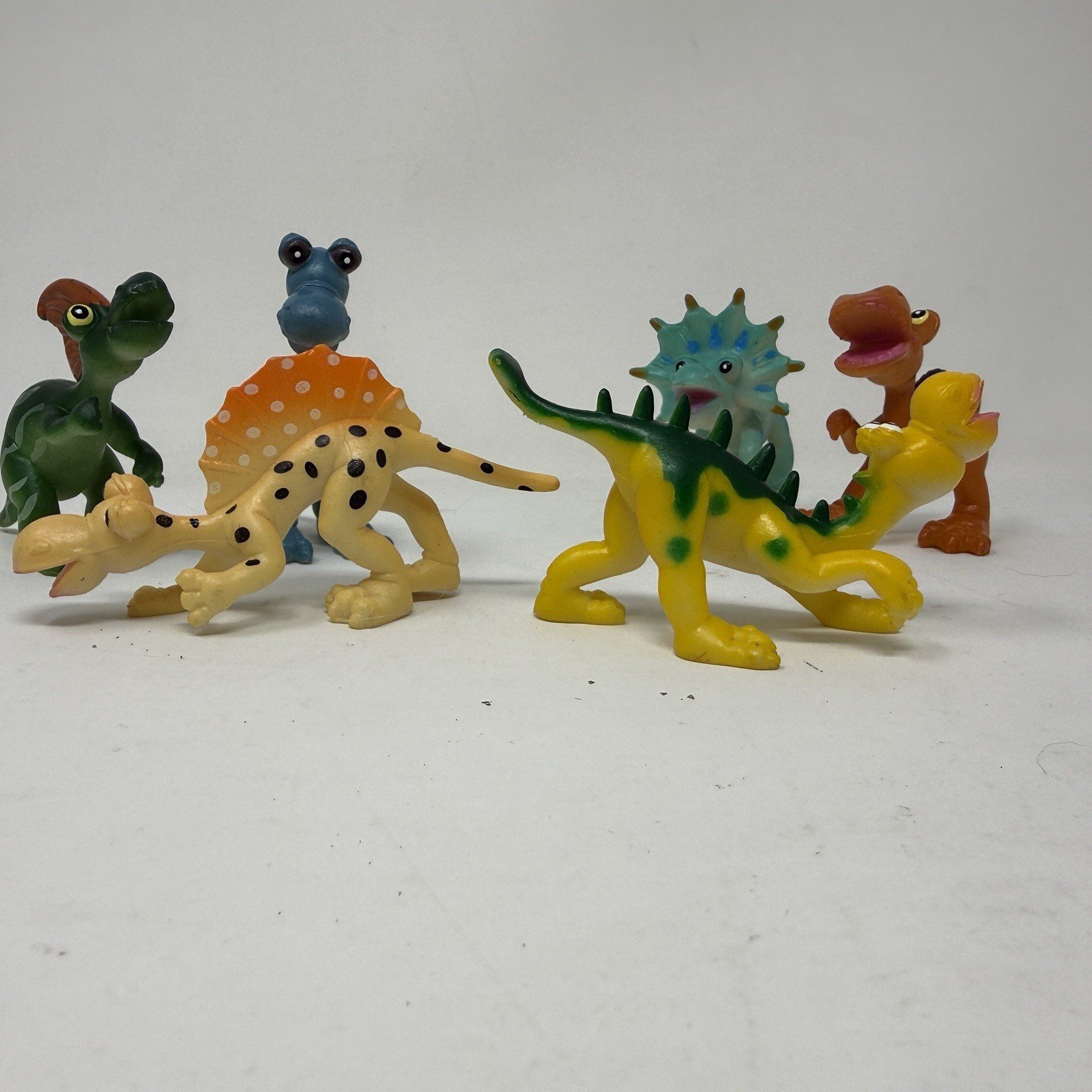Lot of 6 Gosnell: Funny Animal Dinosaur Figures – T- Rex and More.