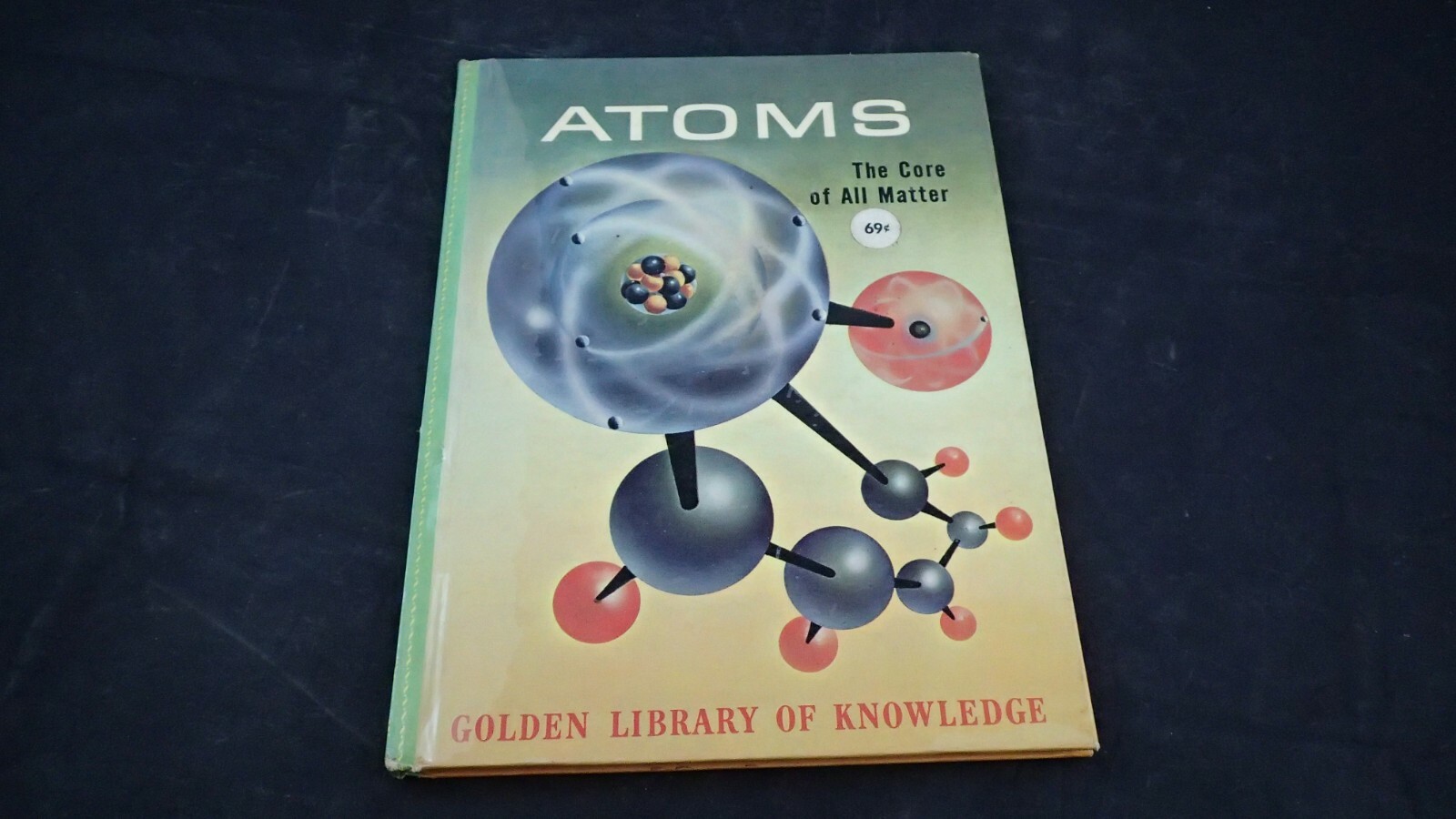 Vintage Library Of Knowledge Atoms, Hardcover 1961 VG+ Korn
