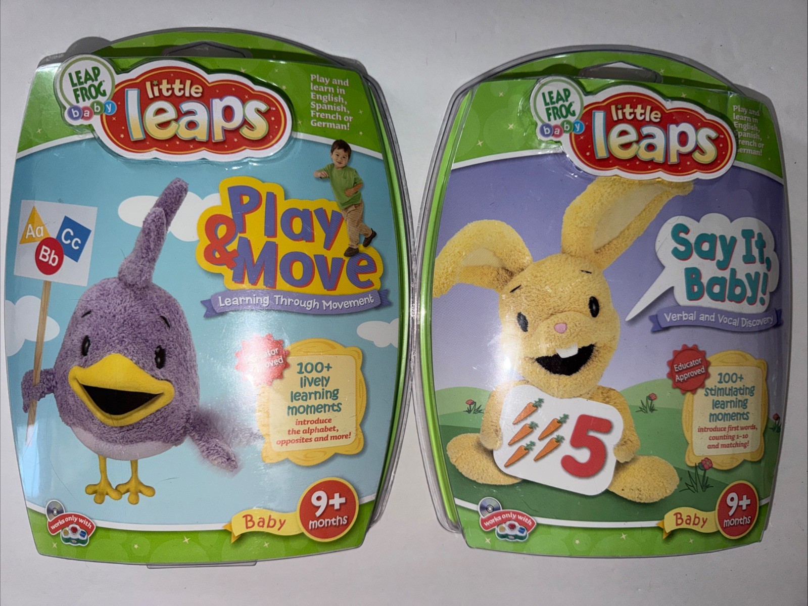 Leapfrog Baby Leap Frog Little Leaps Play & Move and Say It Baby ! NEW