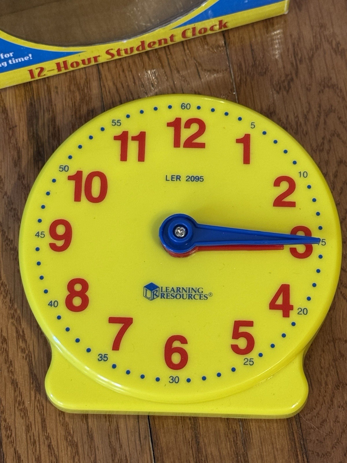 Big Time Learning Clock Learning Resources With Box 5.5″