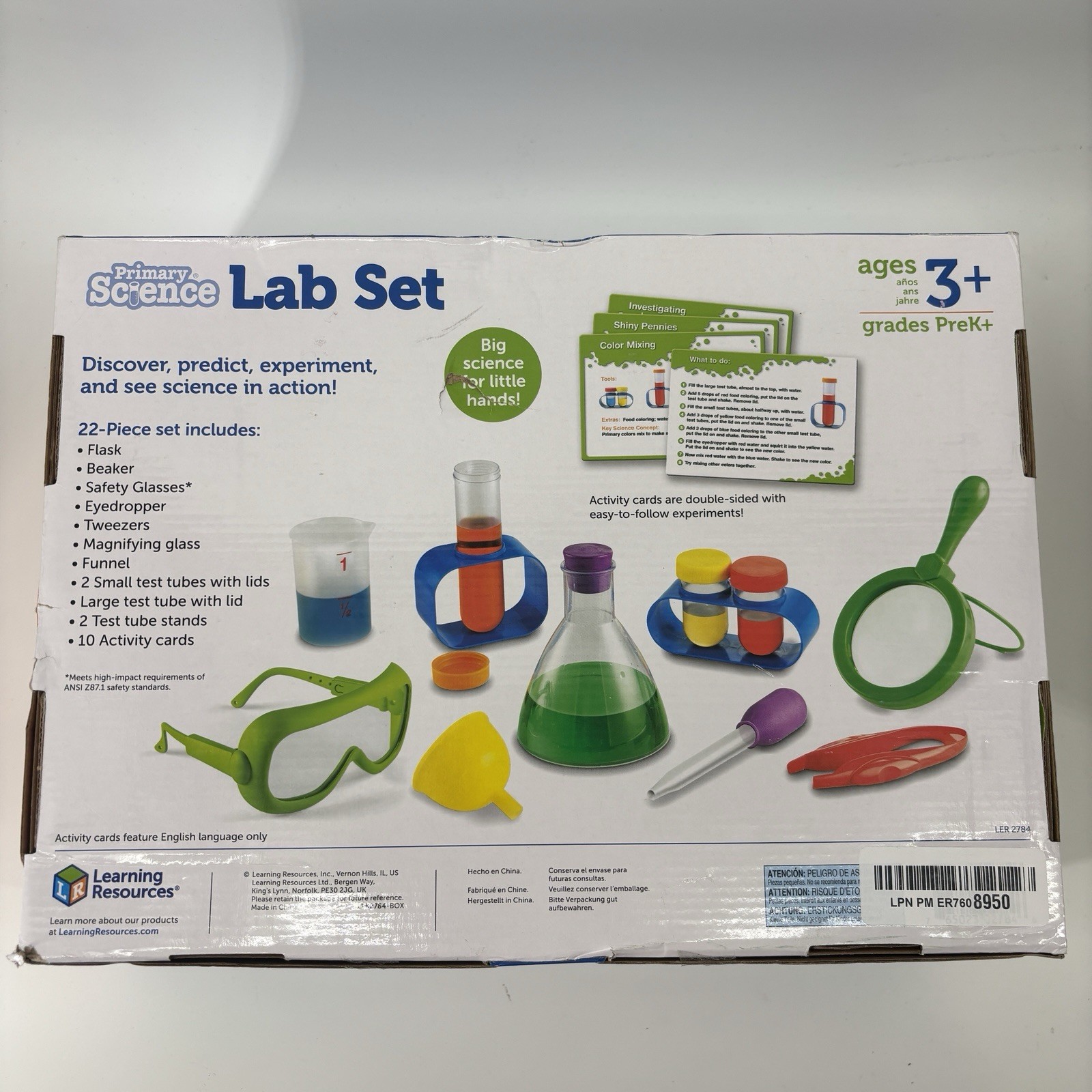 Learning Resources Primary Science Lab Activity Set Preschool STEM Chemistry NEW