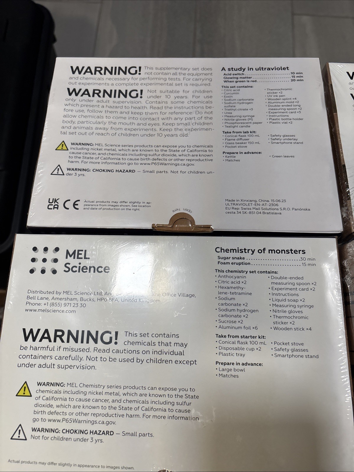 Lot of 8 Unique New, Sealed MEL Science Kits For Ages 8+ & 10+
