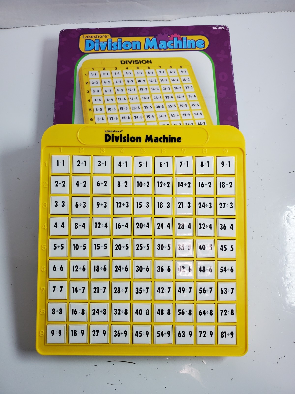 Lakeshore Division Machine Math Learning Toy – w/ Box – Barely Used