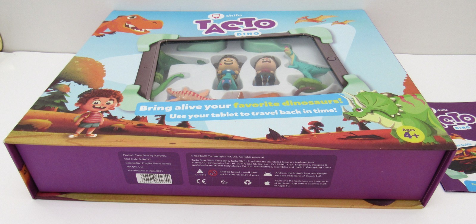 2021 PLAYSHIFU TACTO DINOSAUR STEM TOY GAME FIGURINES SMART KIT for TABLETS 7″+