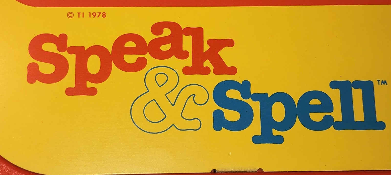 Vintage 1978 Texas Instruments Speak & Spell Tested Working with Activity Book