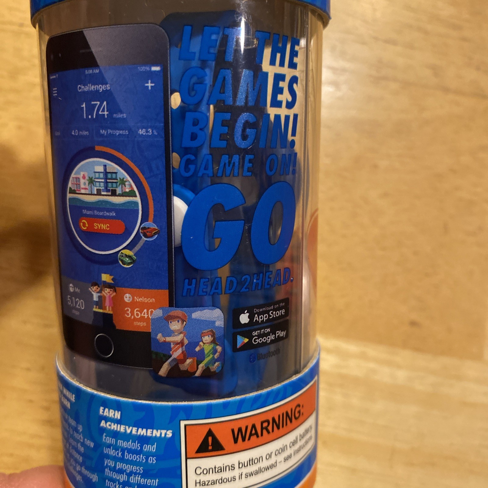 Nabi Hot Wheels Edition Compete Competitive Band for Kids – Blue *NEW IN BOX
