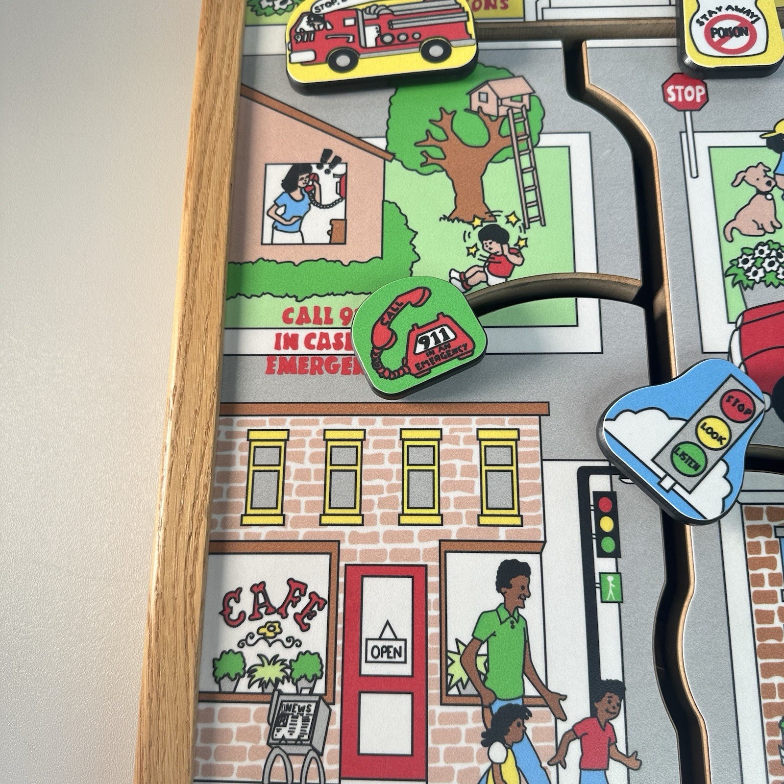 EUC Safety Road Wall Mounted Toy By Playscapes Children’s Environments