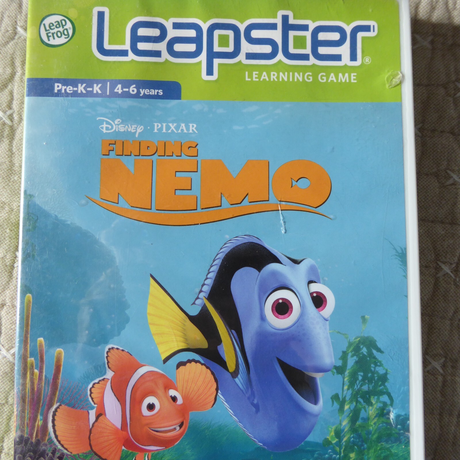 Leap Frog Leapster Learning Game Lot – Finding Nemo & Toy Story + Backyardigans