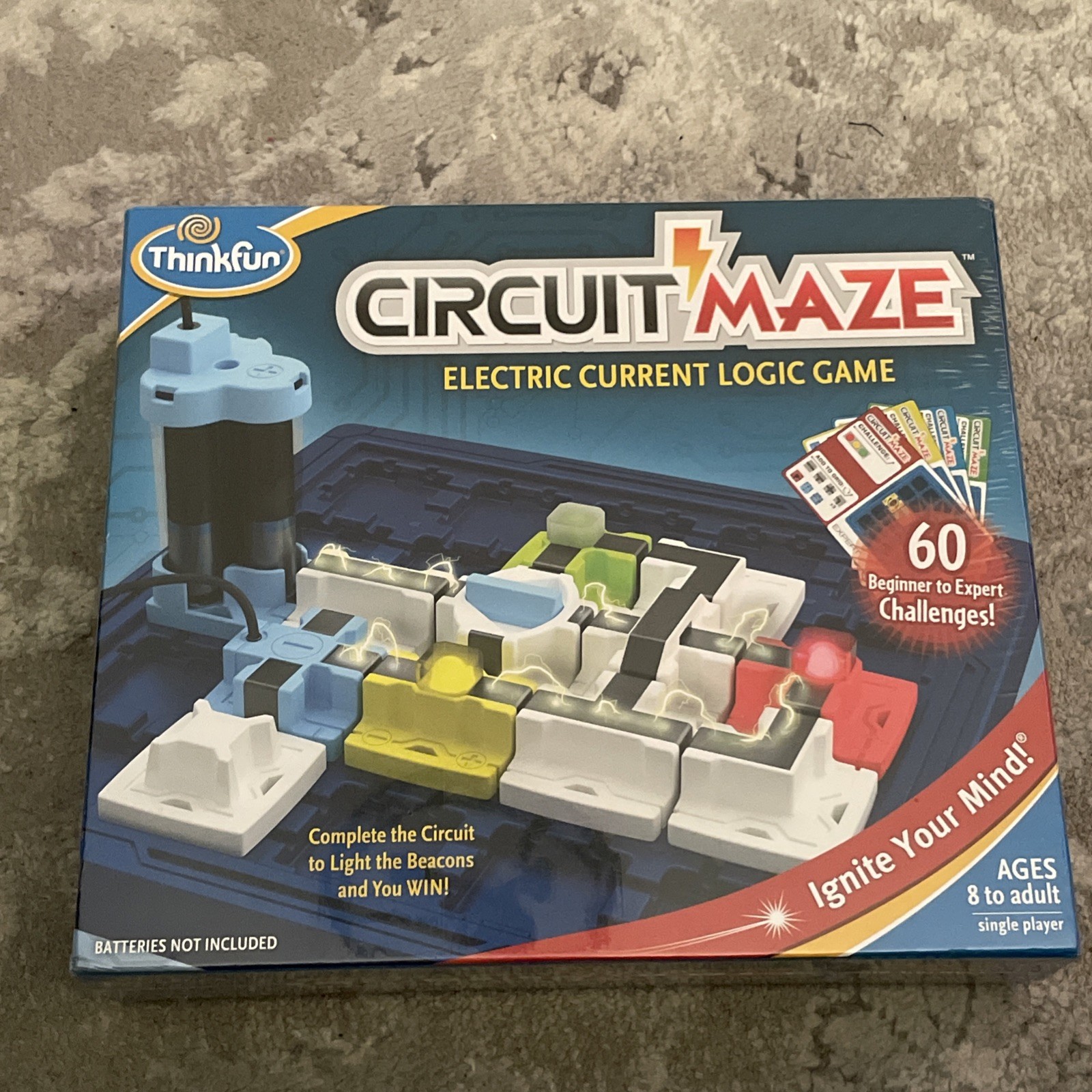 Thinkfun CIRCUIT MAZE Electric Current Logic BOARD GAME New Sealed