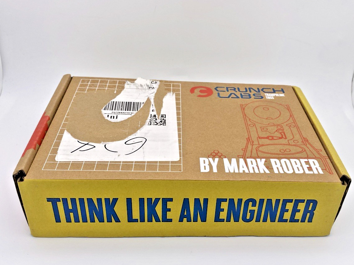 Crunch Labs Trampoline Toss STEM Kit Mark Rober Build Box