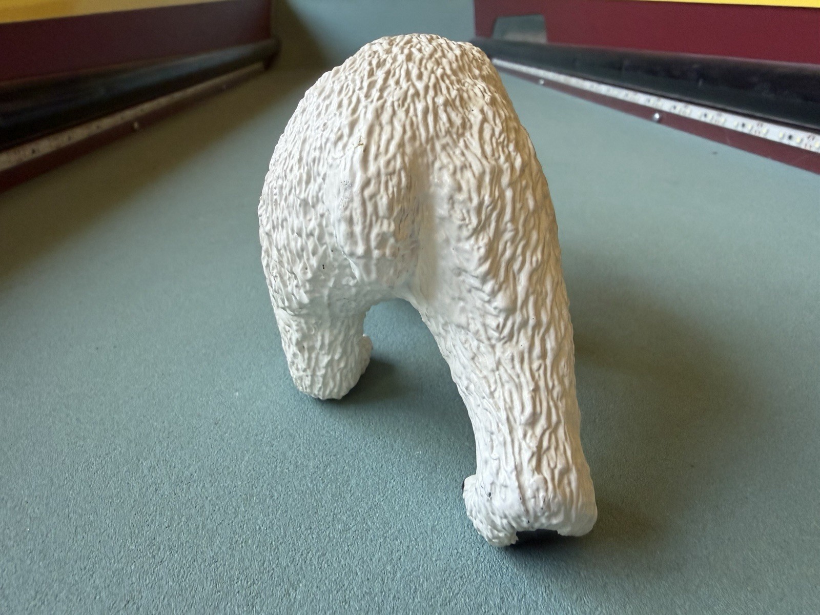 Vintage Safari Ltd 1990 Polar Bear Figure Arctic Wildlife Hefty Toy Figurine