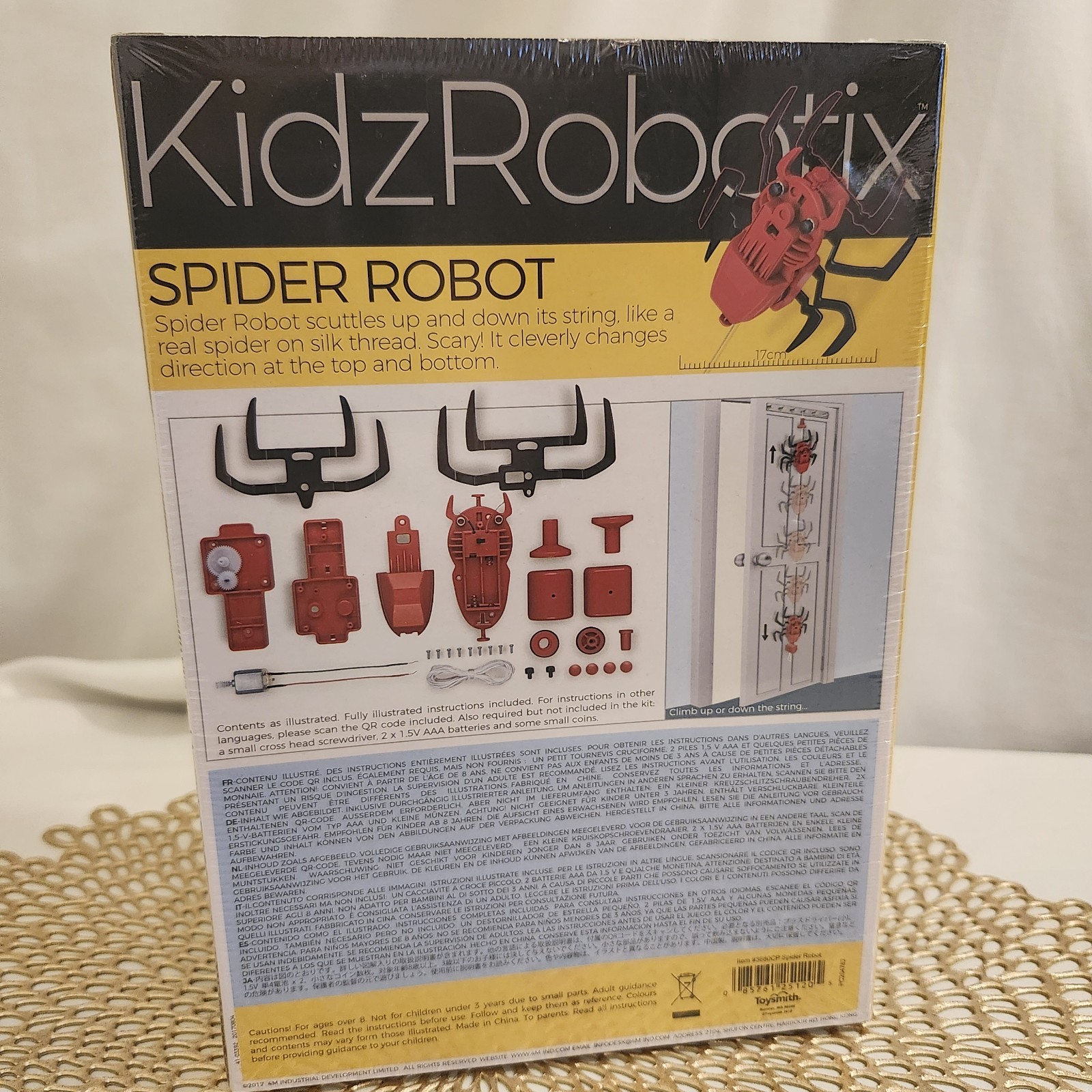 KidzRobotix Spider Robot Powered Kids 4M Brand New in Box for Kids STEAM