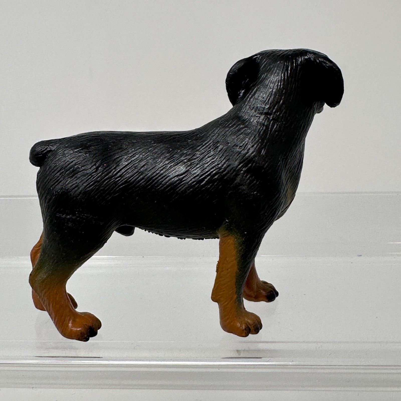 Schleich Rottweiler Figure Black Brown Dog Pet Animal Figurine 2.5″ 1999 Vintage